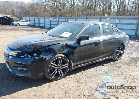 2016 Honda Accord Sport z USA, uszkodzony, nr VIN 1HGCR2F56GA209475